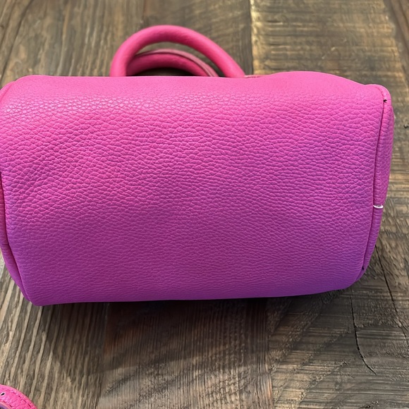 Bari Lynn Pink Leather Girls Pocketbook - Picture 8 of 8